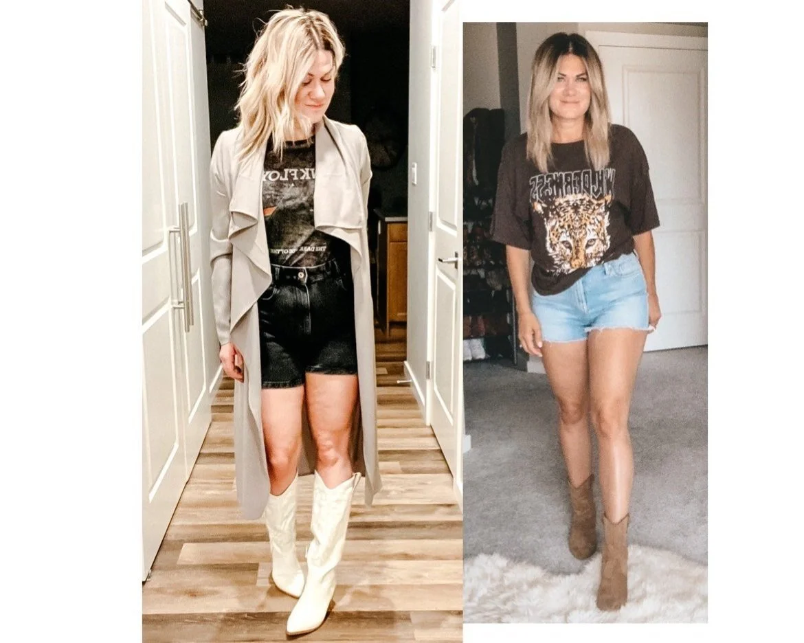 Cowgirl boots outfit ideas discount